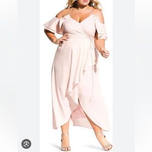 City Chic Blush Miss Jessica Maxi Dress XXL/24